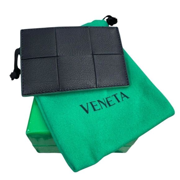 NWT Bottega Veneta Cassette Leather Card Holder - Picture 2 of 5